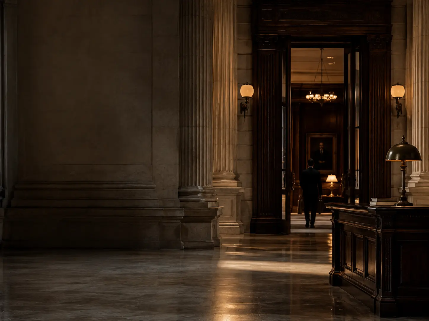 California courthouse interior