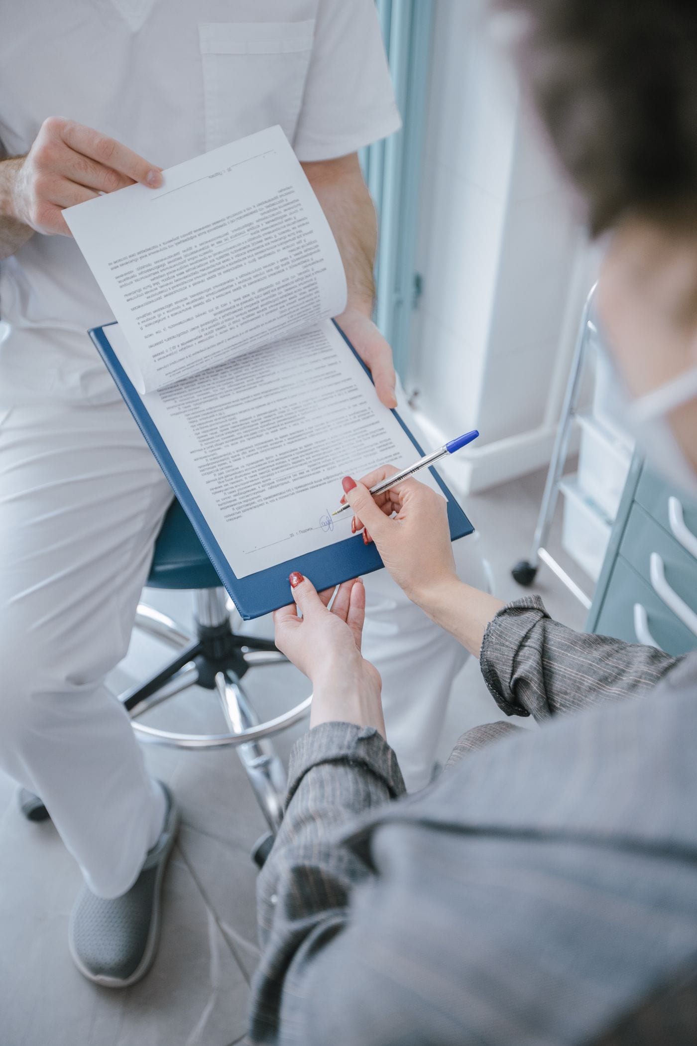 Medical and insurance documentation after an accident